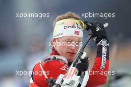 20.01.2011, Antholz, Italy (ITA): Tarjei Boe (NOR), Fischer, Rottefella, Swix, ODLO - IBU world cup biathlon, sprint men, Antholz (ITA). www.xpb.cc. © Manzoni/xpb.cc. Every downloaded picture is fee-liable.