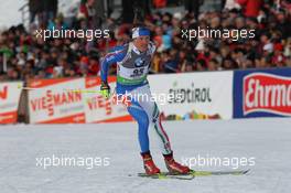 20.01.2011, Antholz, Italy (ITA): Daniel Taschler (ITA), Fischer, Rottefella, Alpina, OneWay- IBU world cup biathlon, sprint men, Antholz (ITA). www.xpb.cc. © Manzoni/xpb.cc. Every downloaded picture is fee-liable.