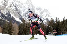 20.01.2011, Antholz, Italy (ITA): Christoph Stephan (GER), Fischer, Rottefella, Swix, adidas, Toko - IBU world cup biathlon, sprint men, Antholz (ITA). www.xpb.cc. © Manzoni/xpb.cc. Every downloaded picture is fee-liable.