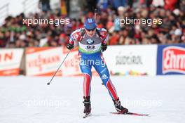 20.01.2011, Antholz, Italy (ITA): Victor Vasiliev (RUS), Madshus, Rottefella - IBU world cup biathlon, sprint men, Antholz (ITA). www.xpb.cc. © Manzoni/xpb.cc. Every downloaded picture is fee-liable.