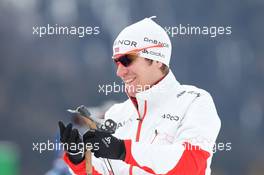 20.01.2011, Antholz, Italy (ITA): Emil Hegle Svendsen (NOR), Madshus, Rottefella, Swix, Odlo - IBU world cup biathlon, sprint men, Antholz (ITA). www.xpb.cc. © Manzoni/xpb.cc. Every downloaded picture is fee-liable.