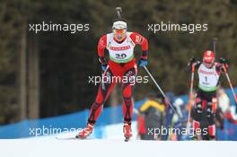 21.01.2011, Antholz, Italy (ITA): Ann Kristin Aafedt Flatland (NOR), Madshus, Rottefella, Alpina, Swix, ODLO - IBU world cup biathlon, sprint women, Antholz (ITA). www.xpb.cc. © Manzoni/xpb.cc. Every downloaded picture is fee-liable.