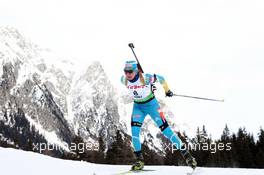 21.01.2011, Antholz, Italy (ITA): Olena Pidhrushna (UKR), Fischer, Rottefella - IBU world cup biathlon, sprint women, Antholz (ITA). www.xpb.cc. © Manzoni/xpb.cc. Every downloaded picture is fee-liable.