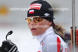 21.01.2011, Antholz, Italy (ITA): Weronika Novakowska (POL), Fischer, Rottefella, OneWay - IBU world cup biathlon, sprint women, Antholz (ITA). www.xpb.cc. © Manzoni/xpb.cc. Every downloaded picture is fee-liable.