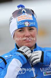 21.01.2011, Antholz, Italy (ITA): Karin Oberhofer (ITA), Fischer, Rottefella, Alpina, Swix - IBU world cup biathlon, sprint women, Antholz (ITA). www.xpb.cc. © Manzoni/xpb.cc. Every downloaded picture is fee-liable.
