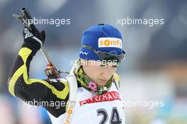 21.01.2011, Antholz, Italy (ITA): Marie Laure Brunet (FRA), Rossignol, Rottefella, Swix - IBU world cup biathlon, sprint women, Antholz (ITA). www.xpb.cc. © Manzoni/xpb.cc. Every downloaded picture is fee-liable.