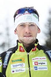 21.01.2011, Antholz, Italy (ITA): Jakov Fak (SLO), Fischer, Rottefella, Alpina, Swix - IBU world cup biathlon, photoshooting, Antholz (ITA). www.xpb.cc. © Manzoni/xpb.cc. Every downloaded picture is fee-liable.