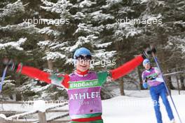 19.01.2011, Antholz, Italy (ITA): Darya Domracheva (BLR), Fischer, Rottefella, Swix - IBU world cup biathlon, training, Antholz (ITA). www.xpb.cc. © Manzoni/xpb.cc. Every downloaded picture is fee-liable.
