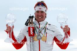 20.03.2011, Holmenkollen, Norway (NOR): Emil Hegle Svendsen (NOR), Madshus, Rottefella, Swix, Odlo - IBU world cup biathlon, training, Holmenkollen (NOR). www.xpb.cc. © Manzoni/xpb.cc. Every downloaded picture is fee-liable.