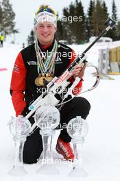 20.03.2011, Holmenkollen, Norway (NOR): Tarjei Boe (NOR), Fischer, Rottefella, Swix, ODLO - IBU world cup biathlon, training, Holmenkollen (NOR). www.xpb.cc. © Manzoni/xpb.cc. Every downloaded picture is fee-liable.
