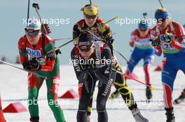 20.03.2011, Holmenkollen, Norway (NOR): Selina Gasparin (SUI), Rossignol, Rottefella, Leki, ODLO - IBU world cup biathlon, mass women, Holmenkollen (NOR). www.xpb.cc. © Manzoni/xpb.cc. Every downloaded picture is fee-liable.