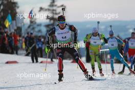 19.03.2011, Holmenkollen, Norway (NOR): Florian Graf (GER) - IBU world cup biathlon, pursuit men, Holmenkollen (NOR). www.xpb.cc. © Manzoni/xpb.cc. Every downloaded picture is fee-liable.