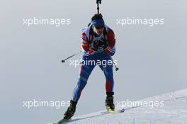 19.03.2011, Holmenkollen, Norway (NOR): Evgeny Ustyugov (RUS), Fischer, Rottefella, Swix, adidas - IBU world cup biathlon, pursuit men, Holmenkollen (NOR). www.xpb.cc. © Manzoni/xpb.cc. Every downloaded picture is fee-liable.
