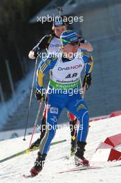 19.03.2011, Holmenkollen, Norway (NOR): Magnus Jonsson (SWE), Atomic, Leki, adidas - IBU world cup biathlon, pursuit men, Holmenkollen (NOR). www.xpb.cc. © Manzoni/xpb.cc. Every downloaded picture is fee-liable.