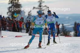 19.03.2011, Holmenkollen, Norway (NOR): Serhiy Semenov (UKR), Fischer, Rottefella, Alpina, Swix - IBU world cup biathlon, pursuit men, Holmenkollen (NOR). www.xpb.cc. © Manzoni/xpb.cc. Every downloaded picture is fee-liable.