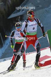 19.03.2011, Holmenkollen, Norway (NOR): Daniel Mesotitsch (AUT), Fischer, Rottefella, Leki - IBU world cup biathlon, pursuit men, Holmenkollen (NOR). www.xpb.cc. © Manzoni/xpb.cc. Every downloaded picture is fee-liable.
