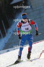 19.03.2011, Holmenkollen, Norway (NOR): Evgeny Ustyugov (RUS), Fischer, Rottefella, Swix, adidas - IBU world cup biathlon, pursuit men, Holmenkollen (NOR). www.xpb.cc. © Manzoni/xpb.cc. Every downloaded picture is fee-liable.