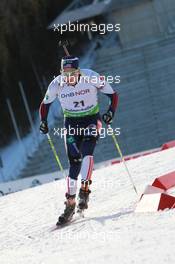 19.03.2011, Holmenkollen, Norway (NOR): Tim Burke (USA), Rossignol, Rottefella, Swix, adidas - IBU world cup biathlon, pursuit men, Holmenkollen (NOR). www.xpb.cc. © Manzoni/xpb.cc. Every downloaded picture is fee-liable.