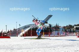 19.03.2011, Holmenkollen, Norway (NOR): Kadri Lehtla (EST), Fischer, Rottefella, Leki - IBU world cup biathlon, pursuit women, Holmenkollen (NOR). www.xpb.cc. © Manzoni/xpb.cc. Every downloaded picture is fee-liable.