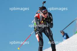 19.03.2011, Holmenkollen, Norway (NOR): Selina Gasparin (SUI), Rossignol, Rottefella, Leki, ODLO - IBU world cup biathlon, pursuit women, Holmenkollen (NOR). www.xpb.cc. © Manzoni/xpb.cc. Every downloaded picture is fee-liable.