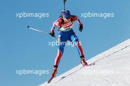 19.03.2011, Holmenkollen, Norway (NOR): Olga Zaitseva (RUS), Madshus, Rottefella, Alpina, Swix, adidas - IBU world cup biathlon, pursuit women, Holmenkollen (NOR). www.xpb.cc. © Manzoni/xpb.cc. Every downloaded picture is fee-liable.