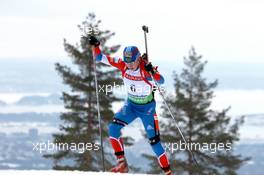 17.03.2011, Holmenkollen, Norway (NOR): Svetlana Sleptsova (RUS), Fischer, Rottefella, Alpina, Swix, adidas - IBU world cup biathlon, sprint women, Holmenkollen (NOR). www.xpb.cc. © Manzoni/xpb.cc. Every downloaded picture is fee-liable.