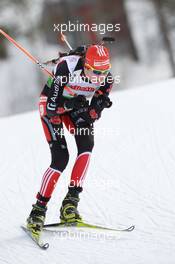 17.03.2011, Holmenkollen, Norway (NOR): Tina Bachmann (GER), Fischer, Rottefella, Swix, adidas  - IBU world cup biathlon, sprint women, Holmenkollen (NOR). www.xpb.cc. © Manzoni/xpb.cc. Every downloaded picture is fee-liable.