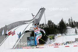 17.03.2011, Holmenkollen, Norway (NOR): Dorothea Wierer (ITA), Rossignol, Rottefella, Casco - IBU world cup biathlon, sprint women, Holmenkollen (NOR). www.xpb.cc. © Manzoni/xpb.cc. Every downloaded picture is fee-liable.