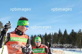 16.03.2011, Holmenkollen, Norway (NOR): Biathlon Feature: The german wax crew - IBU world cup biathlon, training, Holmenkollen (NOR). www.xpb.cc. © Manzoni/xpb.cc. Every downloaded picture is fee-liable.