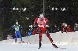 08.03.2011, Khanty-Mansiysk, Russia (RUS): Emil Hegle Svendsen (NOR), Madshus, Rottefella, Swix, Odlo - IBU world championships biathlon, individual men, Khanty-Mansiysk (RUS). www.xpb.cc. © Manzoni/xpb.cc. Every downloaded picture is fee-liable.