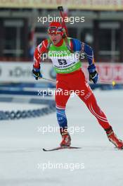 08.03.2011, Khanty-Mansiysk, Russia (RUS): Zdenek Vitek (CZE), Rossignol, Rottefella, Alpina, Leki - IBU world championships biathlon, individual men, Khanty-Mansiysk (RUS). www.xpb.cc. © Manzoni/xpb.cc. Every downloaded picture is fee-liable.