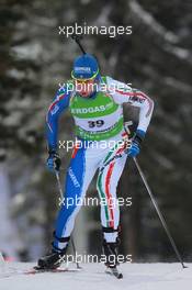 08.03.2011, Khanty-Mansiysk, Russia (RUS): Lukas Hofer (ITA), Rossignol, Rottefella, Exel - IBU world championships biathlon, individual men, Khanty-Mansiysk (RUS). www.xpb.cc. © Manzoni/xpb.cc. Every downloaded picture is fee-liable.