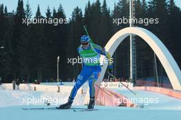 08.03.2011, Khanty-Mansiysk, Russia (RUS): Carl-Johan Bergman (SWE), Rossignol, Rottefella, Leki, adidas - IBU world championships biathlon, individual men, Khanty-Mansiysk (RUS). www.xpb.cc. © Manzoni/xpb.cc. Every downloaded picture is fee-liable.