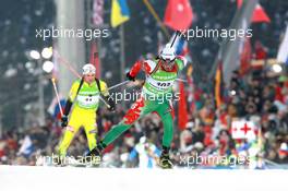 08.03.2011, Khanty-Mansiysk, Russia (RUS): Vladimir Alenishko (BLR) - IBU world championships biathlon, individual men, Khanty-Mansiysk (RUS). www.xpb.cc. © Manzoni/xpb.cc. Every downloaded picture is fee-liable.