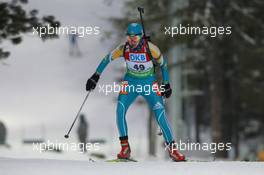 09.03.2011, Khanty-Mansiysk, Russia (RUS): Elena Khrustaleva (KAZ), Fischer, Rottefella, Alpina, Swix - IBU world championships biathlon, individual women, Khanty-Mansiysk (RUS). www.xpb.cc. © Manzoni/xpb.cc. Every downloaded picture is fee-liable.