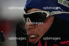 09.03.2011, Khanty-Mansiysk, Russia (RUS): Marie Dorin (FRA), Rossignol, Rottefella, OneWay - IBU world championships biathlon, individual women, Khanty-Mansiysk (RUS). www.xpb.cc. © Manzoni/xpb.cc. Every downloaded picture is fee-liable.