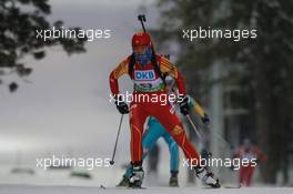 09.03.2011, Khanty-Mansiysk, Russia (RUS): Jialin Tang (CHN), Fischer, Salomon, Swix, adidas - IBU world championships biathlon, individual women, Khanty-Mansiysk (RUS). www.xpb.cc. © Manzoni/xpb.cc. Every downloaded picture is fee-liable.