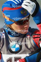 12.03.2011, Khanty-Mansiysk, Russia (RUS): Olga Zaitseva (RUS), Madshus, Rottefella, Alpina, Swix, adidas - IBU world championships biathlon, mass women, Khanty-Mansiysk (RUS). www.xpb.cc. © Manzoni/xpb.cc. Every downloaded picture is fee-liable.