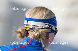 12.03.2011, Khanty-Mansiysk, Russia (RUS): Helena Ekholm (SWE), Fischer, Rottefella, Leki, adidas - IBU world championships biathlon, mass women, Khanty-Mansiysk (RUS). www.xpb.cc. © Manzoni/xpb.cc. Every downloaded picture is fee-liable.