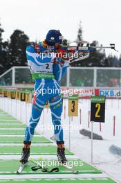 06.03.2011, Khanty-Mansiysk, Russia (RUS): Martin Fourcade (FRA), Rossignol, Rottefella, OneWay, Odlo - IBU world championships biathlon, pursuit men, Khanty-Mansiysk (RUS). www.xpb.cc. © Manzoni/xpb.cc. Every downloaded picture is fee-liable.