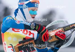 06.03.2011, Khanty-Mansiysk, Russia (RUS): Kaisa Maekaeraeinen (FIN), Fischer, Rottefella, Leki, Odlo - IBU world championships biathlon, pursuit women, Khanty-Mansiysk (RUS). www.xpb.cc. © Miko/xpb.cc. Every downloaded picture is fee-liable.