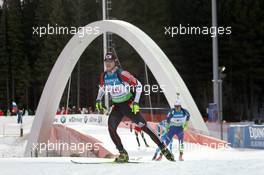 11.03.2011, Khanty-Mansiysk, Russia (RUS): Je-Uk Jun (KOR) - IBU world championships biathlon, relay men, Khanty-Mansiysk (RUS). www.xpb.cc. © Manzoni/xpb.cc. Every downloaded picture is fee-liable.