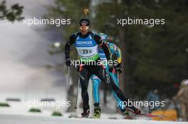 11.03.2011, Khanty-Mansiysk, Russia (RUS): Ilmars Bricis (LAT), Madshus, Rottefella - IBU world championships biathlon, relay men, Khanty-Mansiysk (RUS). www.xpb.cc. © Manzoni/xpb.cc. Every downloaded picture is fee-liable.