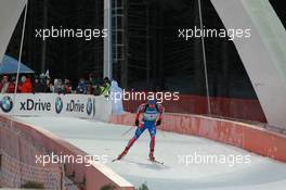 11.03.2011, Khanty-Mansiysk, Russia (RUS): Anton Shipulin (RUS), Madshus, Rottefella, adidas - IBU world championships biathlon, relay men, Khanty-Mansiysk (RUS). www.xpb.cc. © Manzoni/xpb.cc. Every downloaded picture is fee-liable.