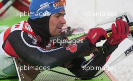 03.03.2011, Khanty-Mansiysk, Russia (RUS): Michael Greis (GER), Madshus, Rottefella, OneWay, adidas - IBU world championships biathlon, relay mixed, Khanty-Mansiysk (RUS). www.xpb.cc. Â© Miko/xpb.cc. Every downloaded picture is fee-liable.