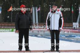 13.03.2011, Khanty-Mansiysk, Russia (RUS): Anders Besseberg (NOR), president of IBU, International Biathlon Union - IBU world championships biathlon, relay women, Khanty-Mansiysk (RUS). www.xpb.cc. © Manzoni/xpb.cc. Every downloaded picture is fee-liable.