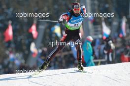 05.03.2011, Khanty-Mansiysk, Russia (RUS): Su-Young Lee (KOR), Fischer, Rottefella, Swix- IBU world championships biathlon, sprint men, Khanty-Mansiysk (RUS). www.xpb.cc. © Manzoni/xpb.cc. Every downloaded picture is fee-liable.