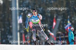 05.03.2011, Khanty-Mansiysk, Russia (RUS): Krzysztof Plywaczyk (POL), Madshus, Rottefella, Leki, CASCO - IBU world championships biathlon, sprint men, Khanty-Mansiysk (RUS). www.xpb.cc. © Manzoni/xpb.cc. Every downloaded picture is fee-liable.