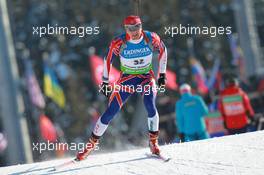05.03.2011, Khanty-Mansiysk, Russia (RUS): Lee-Steve Jackson (GBR), Madshus, Rottefella, Alpina, Exel - IBU world championships biathlon, sprint men, Khanty-Mansiysk (RUS). www.xpb.cc. © Manzoni/xpb.cc. Every downloaded picture is fee-liable.