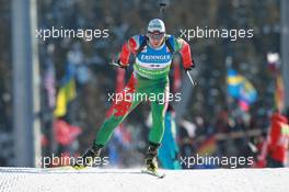 05.03.2011, Khanty-Mansiysk, Russia (RUS): Evgeny Abramenko (BLR), Fischer, Rottefella, Swix - IBU world championships biathlon, sprint men, Khanty-Mansiysk (RUS). www.xpb.cc. © Manzoni/xpb.cc. Every downloaded picture is fee-liable.